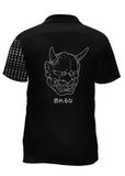Afraid Of The Dark Oni Button Up Shirt - In Control Clothing