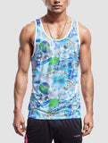 AI Robot Y2K Men's All Over Print Tank Top - In Control Clothing