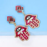 Alloy & Rhinestone Boho Earrings - In Control Clothing