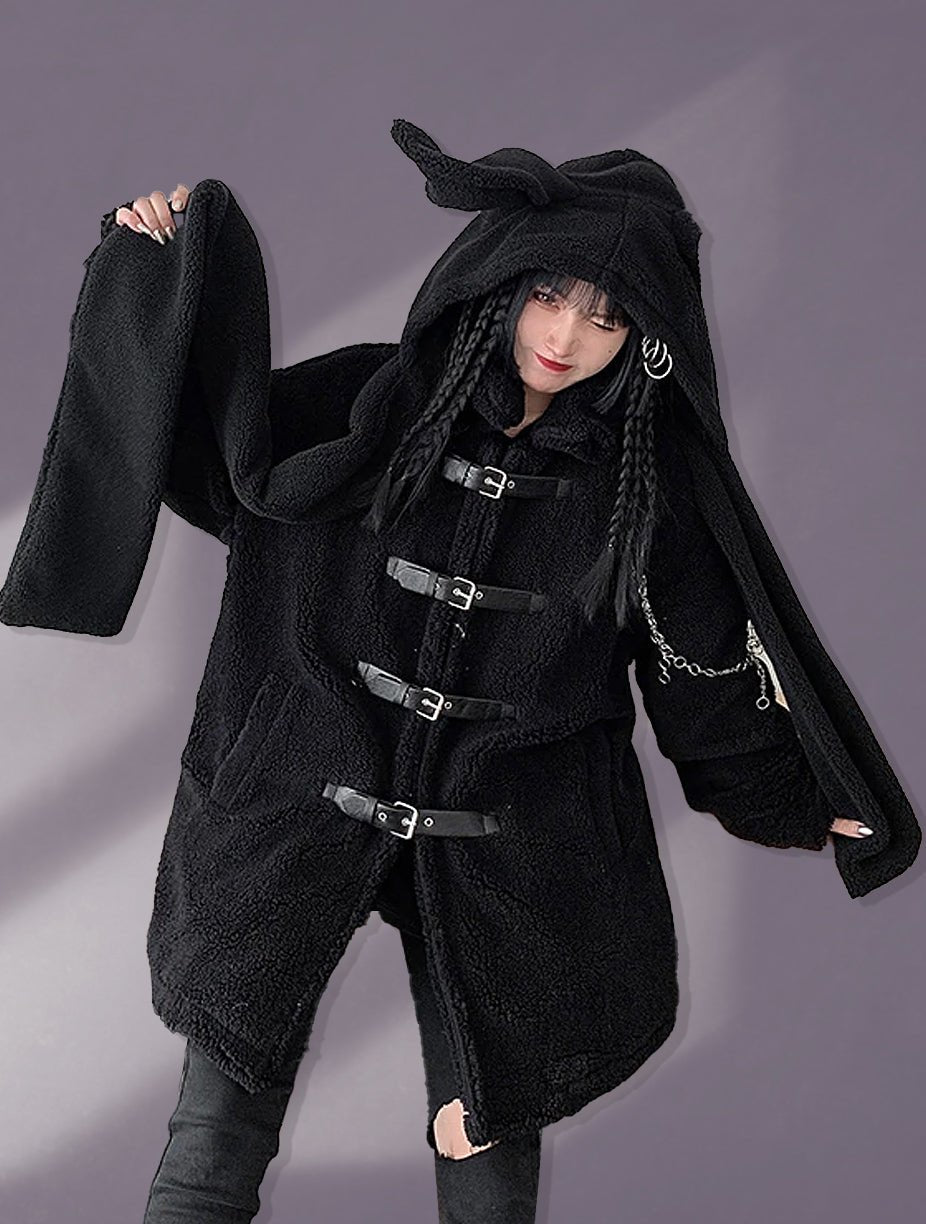 Alt Goth Bunny Chain Hat Scarf - In Control Clothing