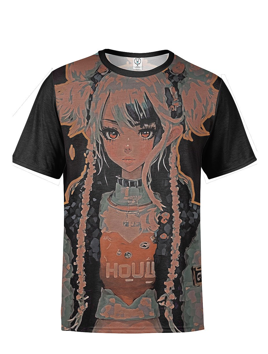 Alt Grunge Anime All Over Printed T-Shirt - In Control Clothing