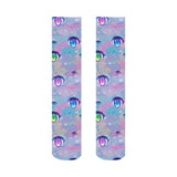 Anime Eye Pattern Crew Socks - In Control Clothing