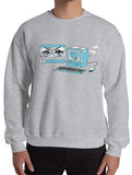 Anime Glitch Computer Graphic Sweatshirt - In Control Clothing
