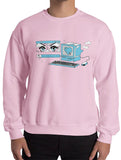 Anime Glitch Computer Graphic Sweatshirt - In Control Clothing