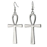 Ankh Large Statement Art Deco Earrings - In Control Clothing