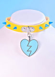 Aoi Heart Spike Choker Necklace - In Control Clothing