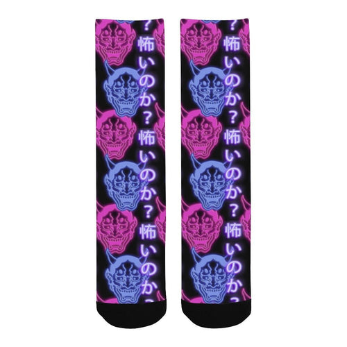 Japanese Hannya Crew Socks