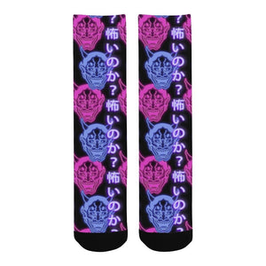 Japanese Hannya Crew Socks