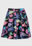 Astrology Sun and Moon Cosmos Skirt - In Control Clothing