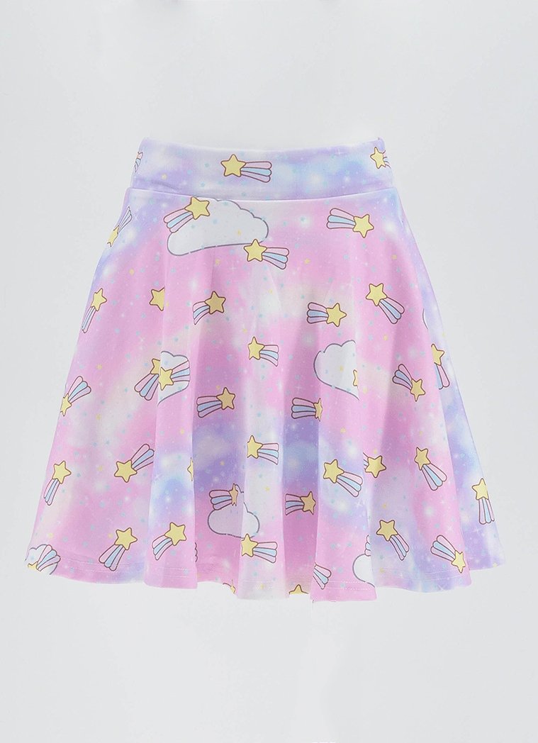 Baby Star Flared Skirt - In Control Clothing