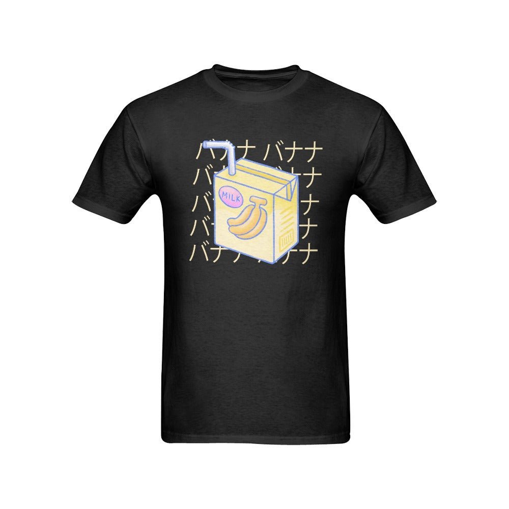 Banana Milk Black Graphic T-Shirt - In Control Clothing
