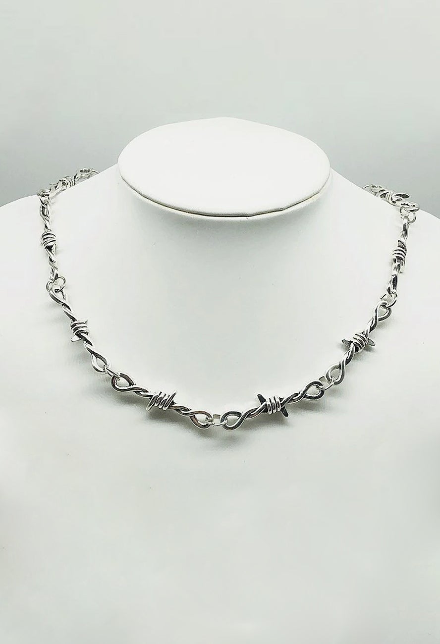 Barbwire Chain Necklace - In Control Clothing