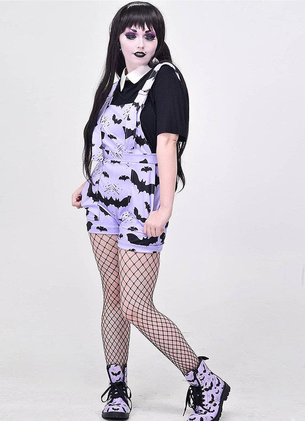 Bat Pattern Overalls
