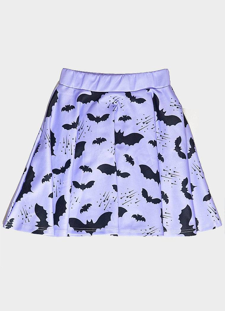 Bat Pattern Skirt - In Control Clothing