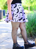 Bat Pattern Skirt - In Control Clothing