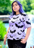 Bat Pattern T-Shirt - In Control Clothing