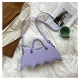 Bat Queen Pastel Goth Crossbody Bag - In Control Clothing