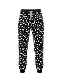 Bats And Moon Pattern Joggers - In Control Clothing