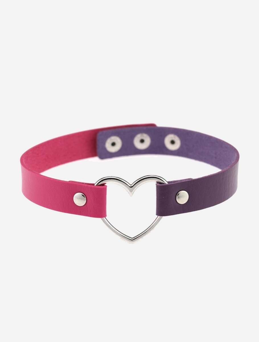 Berry Fun Two Tone Choker Necklace - In Control Clothing