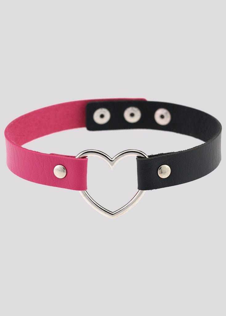 Bitter Sweet Heart Choker Necklace - In Control Clothing