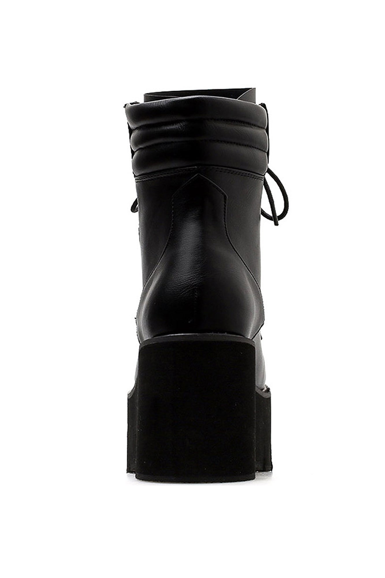 Black Blaze Platform Ankle Boots - In Control Clothing