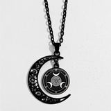 Black Moon HECATE Sigil Necklace - In Control Clothing