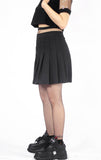 Black Out Pleated Skirt - In Control Clothing