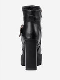 Black Platform Ankle Boots, Platform Heels - In Control Clothing