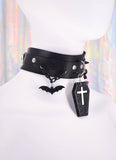 Black Shadow Choker Necklace - In Control Clothing
