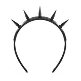 Black Spike Goth Hairband - In Control Clothing