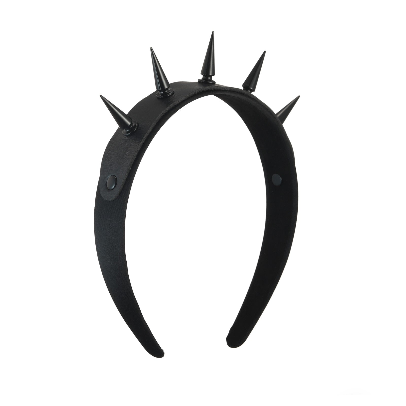 Black Spike Goth Hairband - In Control Clothing