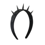 Black Spike Goth Hairband - In Control Clothing