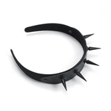 Black Spike Goth Hairband - In Control Clothing