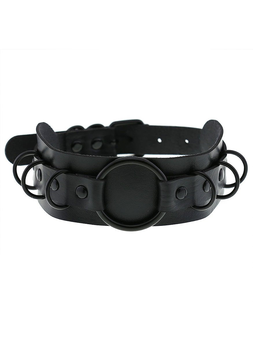 Black Twilight Cyber Choker Necklace - In Control Clothing