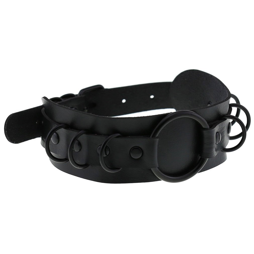 Black Twilight Cyber Choker Necklace - In Control Clothing