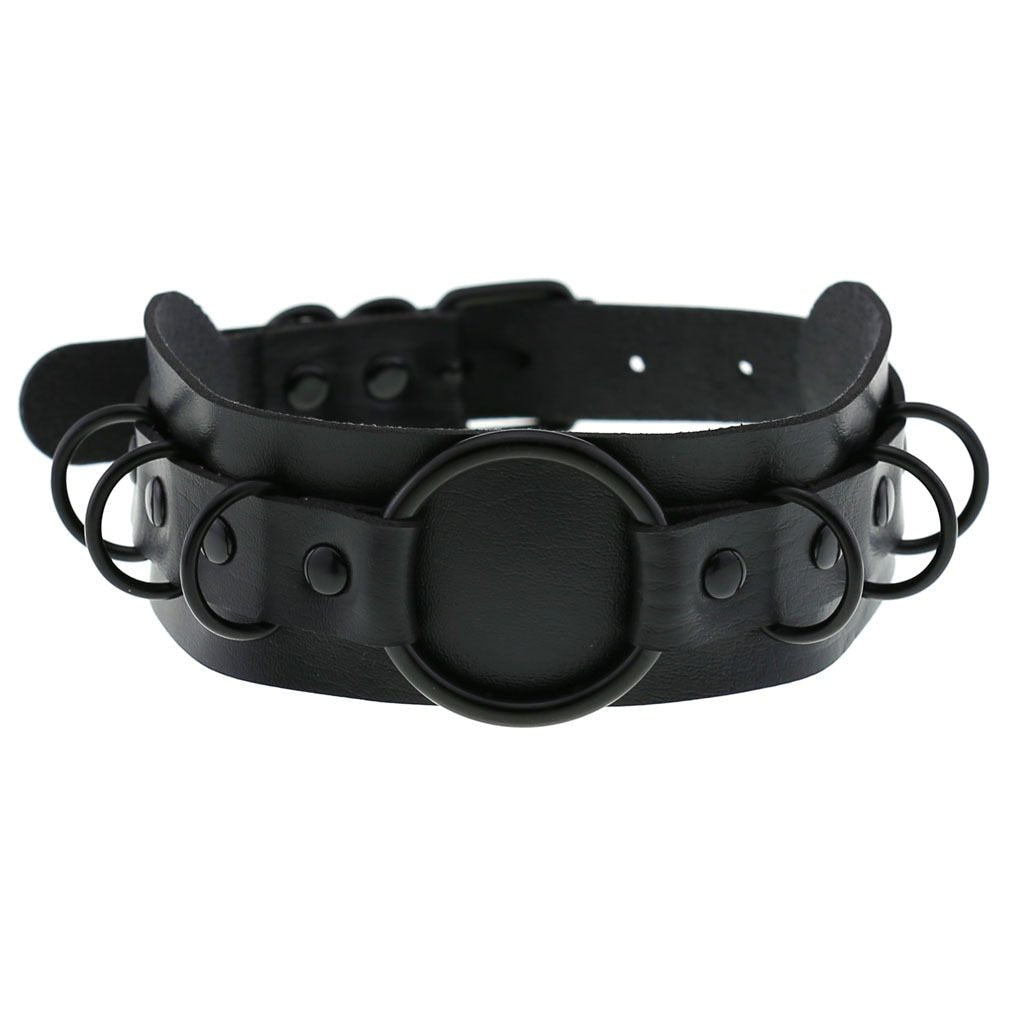 Black Twilight Cyber Choker Necklace - In Control Clothing