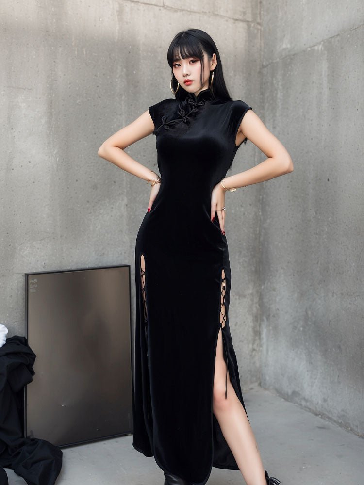Slit hem dress discount