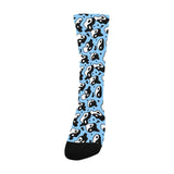 Blue Trippy Yin And Yang Socks - In Control Clothing