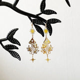 Bohemian Sun Mushroom Earrings - In Control Clothing