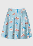 Cartoon Cow Milk Kawaii Skirt - In Control Clothing