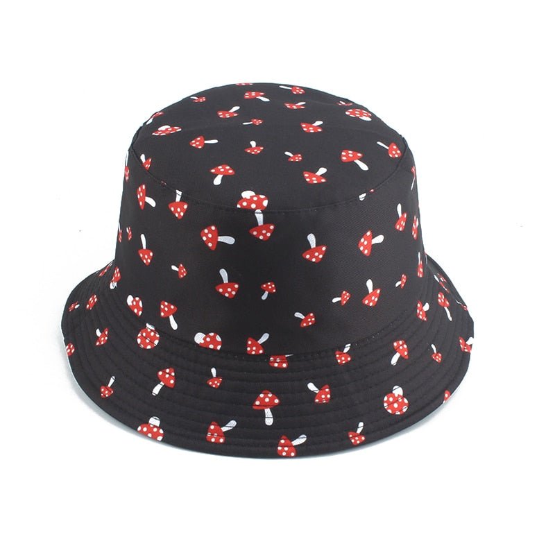 Cartoon Pattern Foldable Bucket Hat - In Control Clothing
