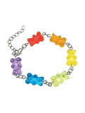 Cartoon Rainbow Candy Bear Bracelet - In Control Clothing
