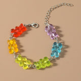 Cartoon Rainbow Candy Bear Bracelet - In Control Clothing