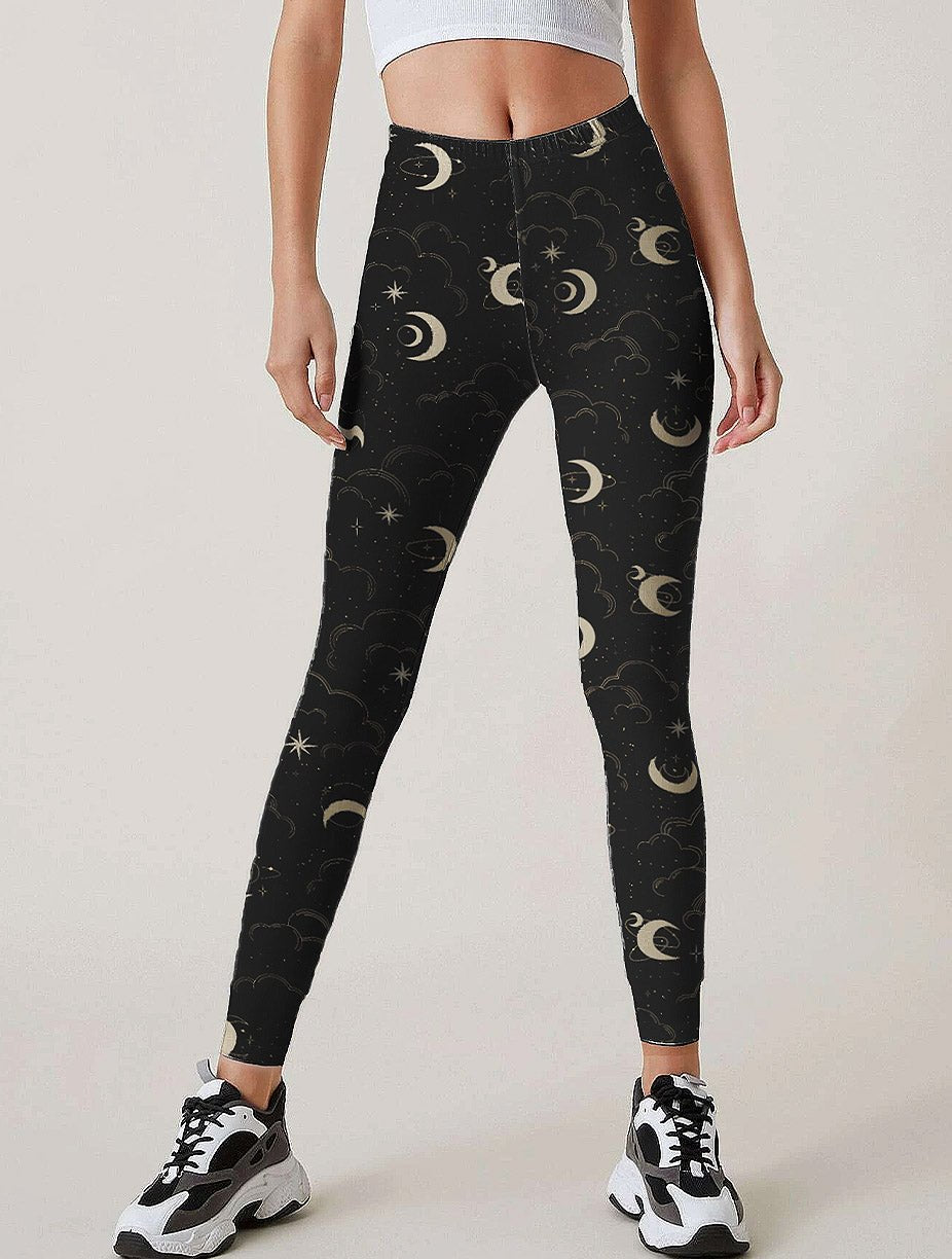 Celestial Moon Leggings - In Control Clothing
