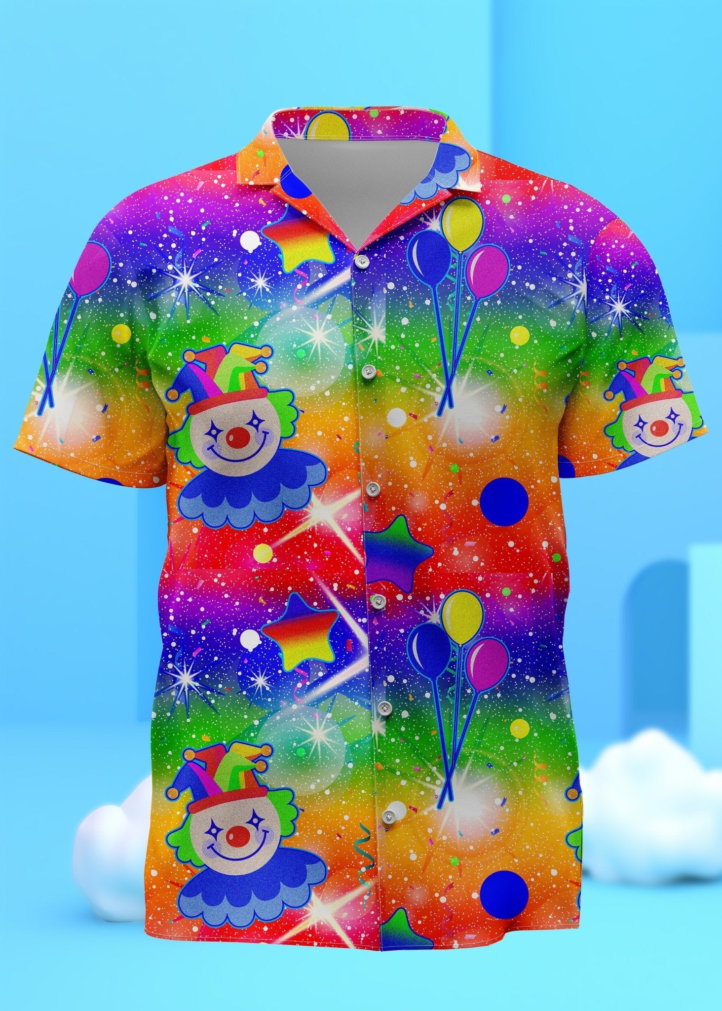 Clown Party Men's Shirt - In Control Clothing
