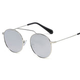Colorful Metal Round Frame Sunglasses - In Control Clothing