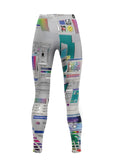 Computer Glitch Low Rise Leggings - In Control Clothing