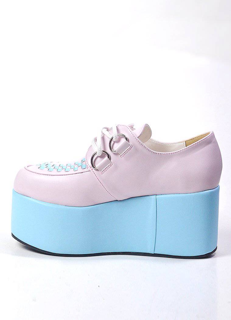 Cotton Candy Platform Creepers - In Control Clothing