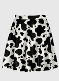Cow Pattern Skirt - In Control Clothing