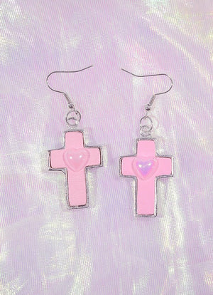 Cross My Heart Earrings